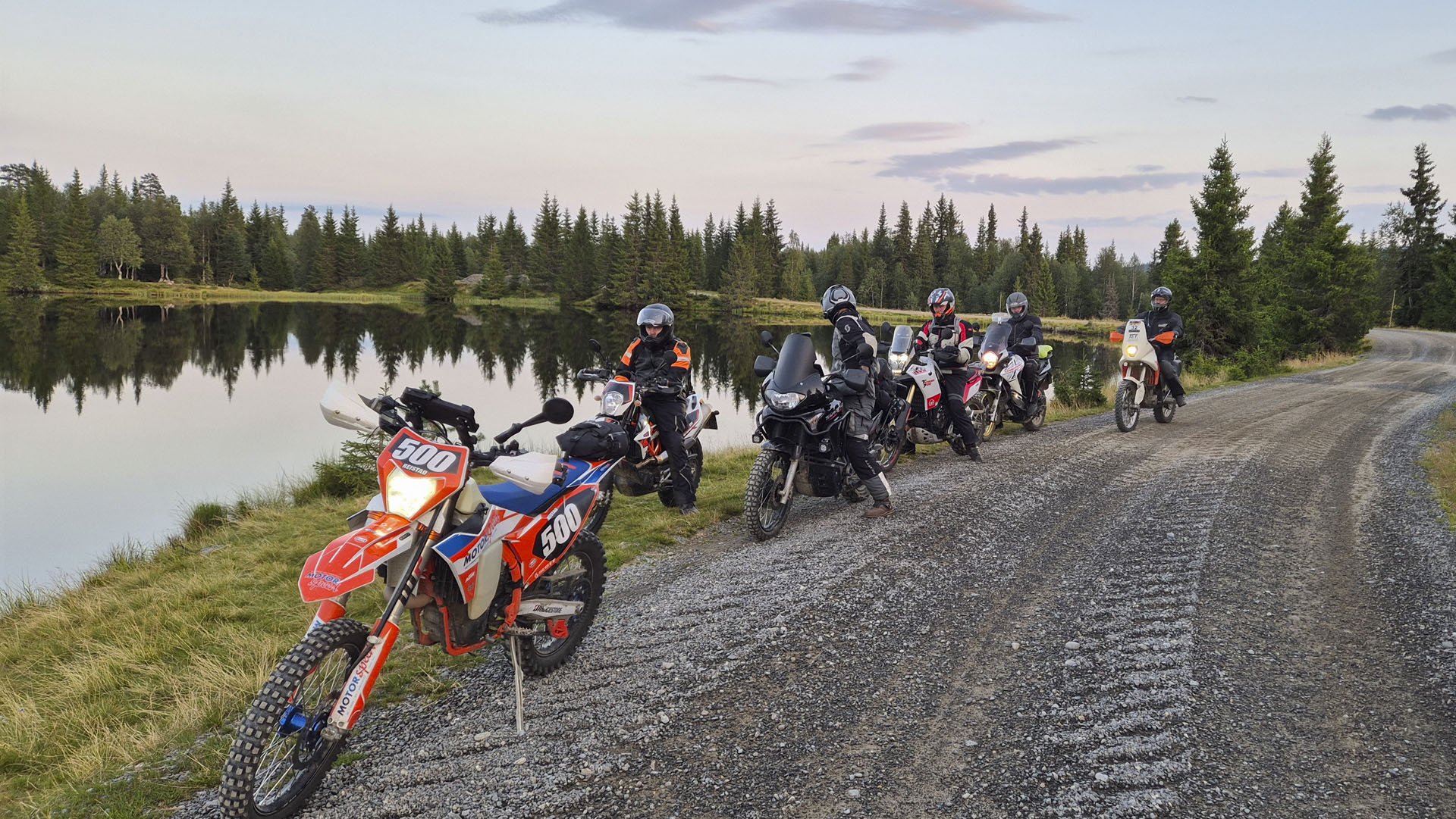Onsdagstur på asfalt og grus